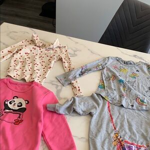 Colorful Kids' Long Sleeve Tops Set